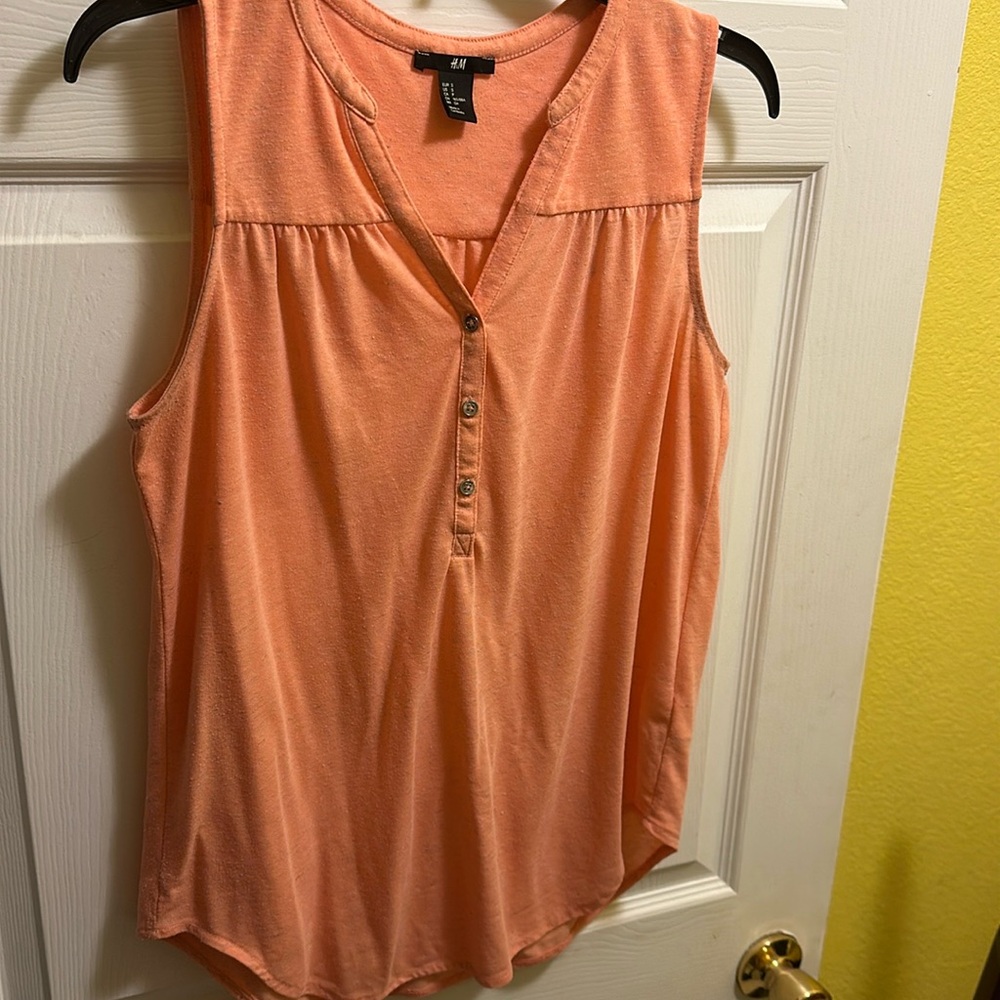 H&M button tank size small